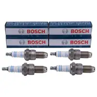 4x Bosch Zündkerze Audi A80 100 A6 VW Golf Polo