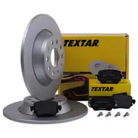 Textar Bremsenset Bremsscheiben Ø300 voll Bremsbeläge hinten VW Sharan