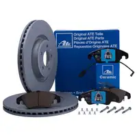 ATE Bremsenset Bremsscheiben Ø345 belüftet Bremsbeläge Ceramic vorn Audi A4 A5