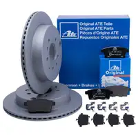 ATE Bremsenset Bremsscheiben Ø301,6 belüftet Bremsbeläge hinten Mazda CX-7 ER