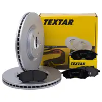 Original Textar Bremsenset Scheiben Ø320 belüft. Beläge vo. Nissan Qashqai Renau