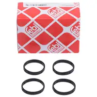 Original 4 x Febi 101006 Dichtung Zylinderkopfhaube für Zündkerzenschacht Audi S