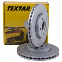 Original TEXTAR 92257505 Bremsscheiben 2 Stück vorne für MERCEDES-BENZ