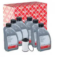 febi bilstein Teilesatz Automatikgetriebeöl Wechselset Filter mit Öl VW Gruppe