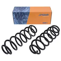 2x Spidan Fahrwerksfeder 86349 Hinterachse Skoda Superb II VW Eos