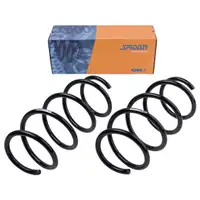 2x Spidan Fahrwerksfeder 87724 Vorderachse Renault Laguna III