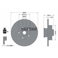TEXTAR 92268903 Bremsscheiben 2 Stück hinten für OPEL