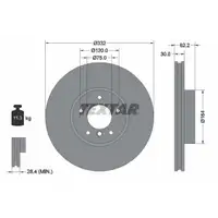 TEXTAR 92160805 Bremsscheiben 2 Stück vorne für BMW