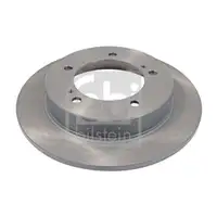 FEBI BILSTEIN Bremsscheiben 2 Stück hinten z. Bsp. für MITSUBISHI