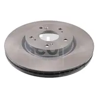 FEBI BILSTEIN 108607 Bremsscheiben 2 Stück vorn für MAZDA