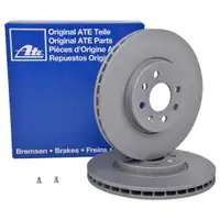 ATE 24.0125-0198.1 Bremsscheiben 2 Stück OPEL