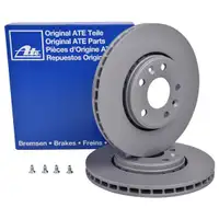 ATE 24.0126-0158.1 Bremsscheiben 2 Stück RENAULT