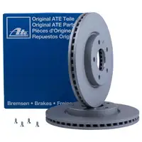 ATE 24.0126-0166.1 Bremsscheiben 2 Stück OPEL