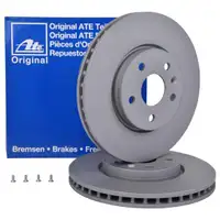 ATE 24.0130-0209.1 Bremsscheiben 2 Stück OPEL