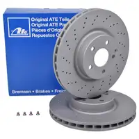 ATE 24.0132-0153.1 Bremsscheiben 2 Stück MERCEDES-BENZ