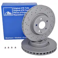 ATE 24.0132-0100.1 Bremsscheiben 2 Stück MERCEDES-BENZ