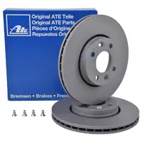 ATE 24.0122-0216.1 Bremsscheiben 2 Stück RENAULT