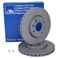 ATE 24.0122-0231.1 Bremsscheiben 2 Stück FIAT