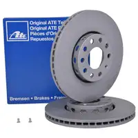ATE 24.0125-0105.1 Bremsscheiben 2 Stück AUDI