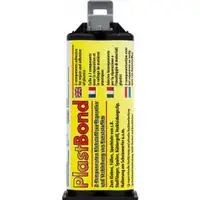 Klebstoff Kunststoffreparatur Petec 98350 Plastbond, Kunststoffreparatur Schwarz