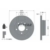 TEXTAR 92072403 Bremsscheiben 2 Stück BMW