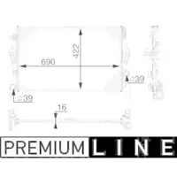 MAHLE CR 902 000P Kühlmittelkühler für MERCEDES-BENZ