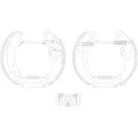 TEXTAR 84061000 PKW Bremsbacken Kits