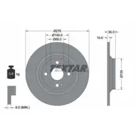 TEXTAR 92188303 Bremsscheiben 2 Stück MAZDA