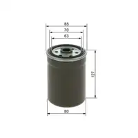 BOSCH 1 457 434 154 Kraftstofffilter N4154
