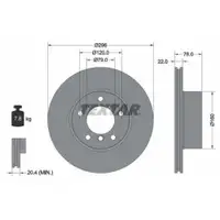 TEXTAR 92075005 Bremsscheiben 2 Stück BMW