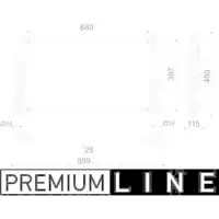 MAHLE CR 1697 000P Kühlmittelkühler für OPEL, VAUXHALL