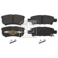 FEBI BILSTEIN 16774 Bremsbelagsatz für JEEP, MITSUBISHI, CHRYSLER, DODGE