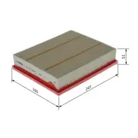 BOSCH F 026 400 690 Luftfilter S0690 für FORD