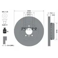 TEXTAR 92219725 Bremsscheiben 2 Stück BMW