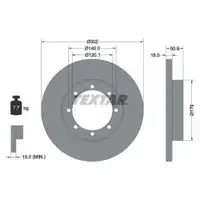 TEXTAR 92230800 Bremsscheiben 2 Stück OPEL