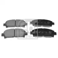 Bremsbelagsatz Scheibenbremse Febi Bilstein 116362 für Toyota Vorderachse