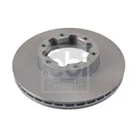 FEBI BILSTEIN 108611 Bremsscheiben 2 Stück vorn für NISSAN