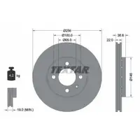 TEXTAR 92239403 Bremsscheiben 2 Stück VW