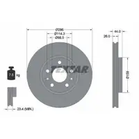 TEXTAR 92300703 Bremsscheiben 2 Stück vorne für RENAULT