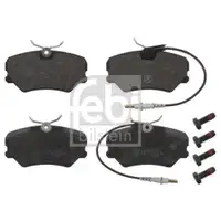 FEBI BILSTEIN 16818 Bremsbelagsatz für PEUGEOT, CITROËN