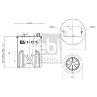 FEBI BILSTEIN 171376 Luftfederbalg