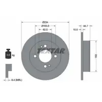 Original TEXTAR 92291603 Bremsscheiben 2 Stück hinten für HYUNDAI