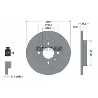 TEXTAR 92092803 Bremsscheiben 2 Stück PEUGEOT