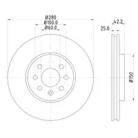 Mintex MDC1673 Bremsscheiben 2 Stück OPEL