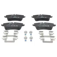 ATE Set Scheiben Ø288 vorn Ø278 hinten belüftet Beläge WK Mercedes C-Klasse