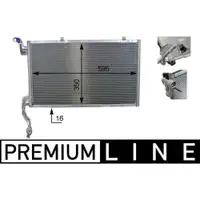 Kondensator Klimaanlage Mahle AC 10 000P Behr *** Premium Line *** für Ford