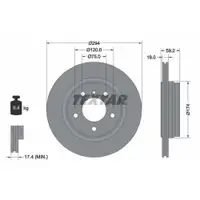 TEXTAR 92097303 Bremsscheiben 2 Stück BMW