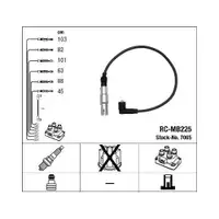 NGK 7065 Zündleitungssatz RC-MB225 für MERCEDES-BENZ