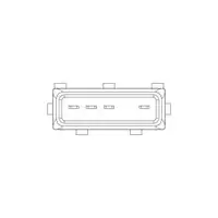 NTK 96418 Luftmassenmesser mit Gehäuse für FORD