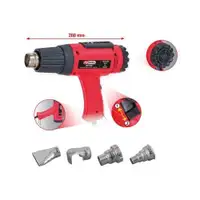 KS TOOLS 960.1190 Heißluft-Gerät Satz inkl. 4 Aufsätze